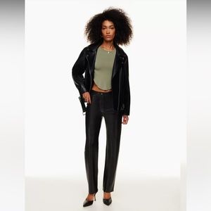 Wilfred Melina vegan leather black pant. NWT.